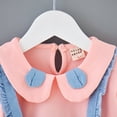 thumbnail image 4 of Xihbxyly Big Girls Dress Toddler Kids Baby Girls Doll Collar Sling Dress Clothes Outfits, 4 of 7
