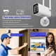 thumbnail image 4 of ¡Ofertas de verano! ¡Artículos en liquidación para el hogar! ¡Ofertas de liquidación en Zeceouar! Cámara inalámbrica 5G de doble banda con rotación de 360° para exteriores, 1080P HD, wifi,, 4 of 8