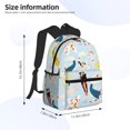 thumbnail image 2 of Yield Japanese Carps Print Backpack for Women Men, Lightweight Casual Travel Daypack, Classic Basic College Backpack, Middle School Bag, 2 of 5