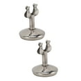 thumbnail image 1 of 2 Pcs Supports de Numéros de Table, Force de Serrage Forte et Base Stable Porte-Places et Cartes Ronds Design Simple Support de Cartes de Table Support de Panneau en Acier Inoxydable Robuste, 1 of 8