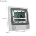 thumbnail image 6 of Muslim Digital Alarm, Amerteer LCD Automatic Digital Islamic Azan Muslim Prayer Alarm Wall & Table Home Clock Islamic Clock with Temperature Display, Hijri and Gregorian Calendars, 6 of 7