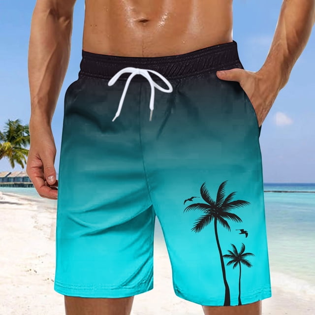 Mens Board Shorts | Mens Swimsuit Mesh Lined With Beach Shorts And Pockets for Comfort and Quick Drying