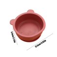 thumbnail image 3 of Silica Gel Suction Cup Bowl, Food Grade Bear Shape Cutlery, Stable Anti-Spill, Thickened Material, Microwave Safe, Refrigeration Compatible, Easy to Clean, Multiple Colors, for Daily Meals, 3 of 6