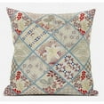 thumbnail image 1 of Fall Patch Snowflowers Throw Fabric Pillow in Dark Gray Blue 18x18, 1 of 7