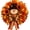 Lighted Style, variant on Lighted Scarecrow Fall Wreath for Front Door,Lighted Style | Autumn Harvest Decor, Sunflower Maple Wreath,Warm LED and Farmhouse Burlap Bow & Leaf