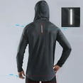 thumbnail image 6 of Mlzmgr Hoodies for Men Long Sleeve Spandex Strtchy Lightweight Gym Running Casual Sweatshirts Mens Fashion, 6 of 6