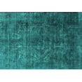 thumbnail image 1 of Ahgly Company Machine Washable Indoor Rectangle Oriental Turquoise Blue Industrial Area Rugs, 5' x 8', 1 of 4