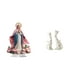 thumbnail image 1 of Figura de gato acrílica, escultura de escena de , centro de mesa, pareja de gatos, adorno de pie con base para familia y amigos, ideal par, 1 of 8