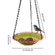 thumbnail image 2 of Comedero para pájaros colgante en forma de flor con gancho para decoración de jardín al aire libre rosa, 2 of 6