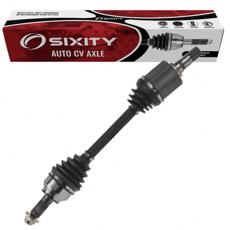 Sixity Front Left CV Axle compatible with Mazda 3 Sport 2.0L 2.5L L4 2009-2013 - Driver Side Complete Axle Shaft Assembly