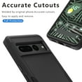 thumbnail image 5 of NIFFPD Pixel 7 Pro Case, Shockproof Drop protection Phone Case for Google Pixel 7 Pro Black, 5 of 7