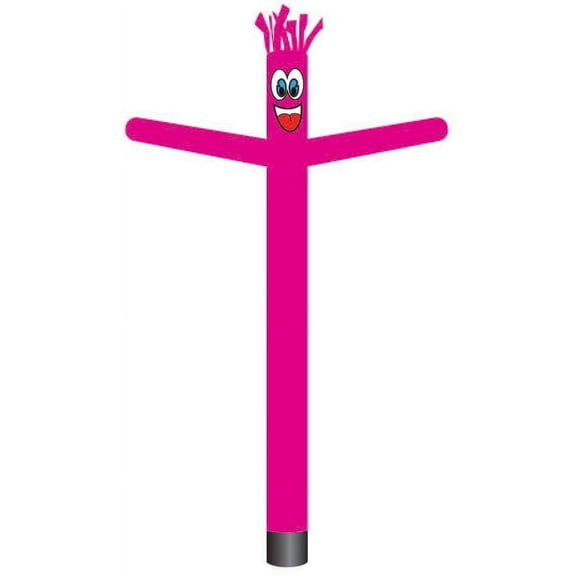 20ft Inflatable Tube Man Guy Puppet Dancer - Solid Magenta Color - Complete with 1HP 2 Speed Air Blower