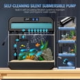 thumbnail image 3 of Fish Tank JPHYLL de 8,3 litros con bomba silenciosa 3 en 1 y luz LED de 7 colores, 3 of 5
