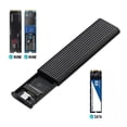 thumbnail image 4 of disco duro externo,funda disco duro externo,carcasa disco duro,disco duro externo hd externo Carcasa de SSD M.2 NVMe/NGFF SATA, caja de HDD de 10gbps, carcasa de SSD A USB 3,1, Cable tipo A tipo C par, 4 of 4