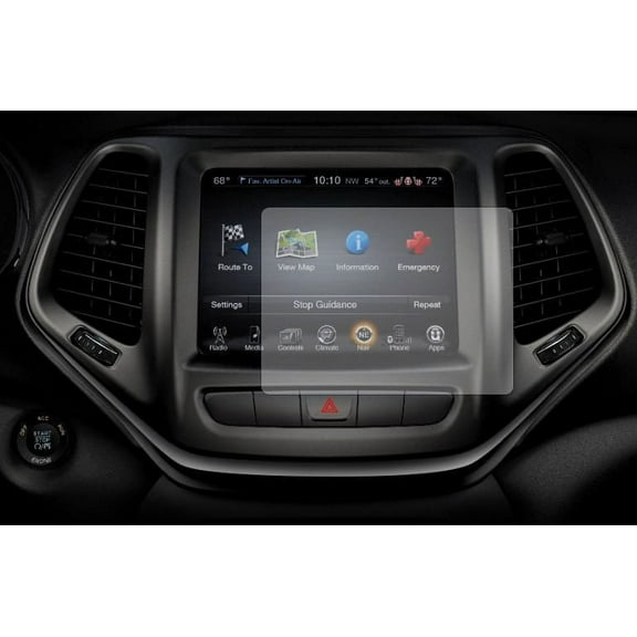 PcProfessional Screen Protector (Set of 2) for 2014 2015 2016 2017 2018 Jeep Cherokee 8.4" UConnect Touch Screen Display Navigation System Anti Glare Anti Scratch Filters UV