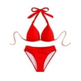 thumbnail image 2 of Traje de baño para mujer, estilo bikini de Europa y América, con efecto lavado, para mujer., 2 of 6