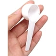 thumbnail image 4 of 20 cucharas medidoras de plástico blanco de 10 ml. Afortunado Sencillez, 4 of 5