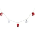 thumbnail image 4 of 10 B/O LED Warm White Metal House Christmas Lights - 6.5' Clear Wire, 4 of 6