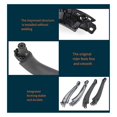 thumbnail image 5 of Reposabrazos de puerta interior para coche izquierdo, cubierta para manija de puerta interior para X3 G01 G02 F97(m)x4 G08 F98(m)2018-2021 Bl, 5 of 5