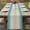 Khaki Turquoise, variant on Table Runner 90 Inches Long for Kitchen Dining, Turquoise Ombre Dresser Scarf Farmhouse, Dining Table Decorations for Wedding/Parties, Modern Yellow Gradient Farmhouse Art 13 x 90 In