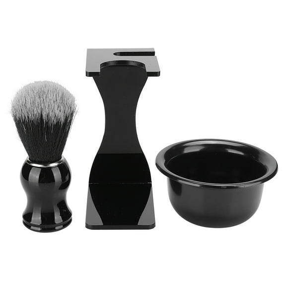 Juego de 3 cuencos para brochas de afeitar y barba para hombres, juego de herramientas para peinar el cabello y limpiar la barba