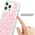 thumbnail image 5 of Mantto Case For iPhone 14 Pro Max Phone Case,Luxury Leopard Pattern Design Cases Soft Silicone Slim TPU Shockproof Protective Bumper Cover for Women Men For iPhone 14 Pro Max, Pink, 5 of 8