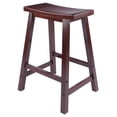 thumbnail image 2 of Saddle Seat Counter Stool, 29 Black, Backless Bar Stool for Kitchen Dining Home Dorm, 2 of 8