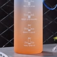 thumbnail image 3 of Botella de bebida de 1000 ml Botella de agua fría con gradiente esmerilado para exteriores (azul) Ehuebsd Para estrenar, 3 of 8