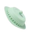 thumbnail image 3 of sweethay Colador de desagüe del fregadero Colectores de pelo Ducha de goma Bañera Filtro de piso Agua Juegos de accesorios de baño verde claro, 3 of 6