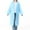 Blue, variant on Sentmoon Waterproof Jackets for Women with Hood Raincoat for Women Solid Color Long Sleeve with Button Rain Ponchos for Adults for Travel, Hiking & Daily Use Free Size