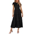 thumbnail image 1 of Vestido midi PRETTYGARDEN con estampado floral para verano 2025 para mujer, 1 of 9