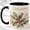 Black, variant on December Girl Coffee Mug, Holly Birth Month Flower Cup, Watercolor Floral Birthday Gift for Women, Botanical Design, Ceramic 11 Oz Mug
