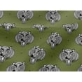 thumbnail image 4 of oneOone Viscose Jersey Fabric Animal Face Block Print Sewing Fabric BTY 60 Inch Wide, 4 of 5