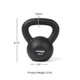 thumbnail image 6 of Titan Fitness 25 LB Cast Iron Kettlebell, Single Piece Casting, LB Markings, Full Body Workout, 6 of 6