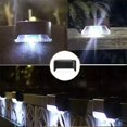 thumbnail image 1 of 4-20PCS Warm White LED Solar Step Lights Outdoor Garden Path Stair Lights Waterproof Balcony Patio Fence Lighting Decoration, 1 of 7