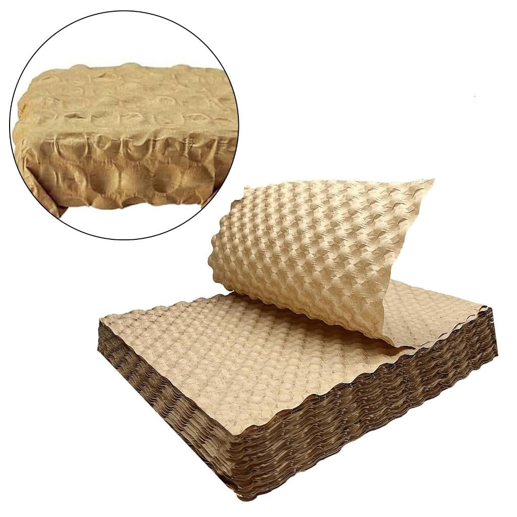 Yihuala Pack of 100 Safe Paper Bubble Wrap Cushioning Wrap for Toy Packaging and Sensitive Products