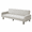 Light Gray, variant on 77.5" Convertible Futon Sofa Bed for Small Spaces, 3-Position Backrest, Soft Flannel Upholstery, Armrests, Metal Legs, Tan