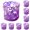 Light Purple, variant on YAZHPA Candle Wraps, 1 PCS Flameless Tea Light Decorative Wraps Candles Holders for Festival Birthday Wedding Party (Gold)