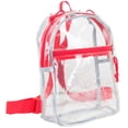 thumbnail image 2 of Eastsport 100% Clear Mini Backpack with Adjustable Straps, 2 of 5