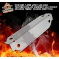 thumbnail image 5 of Set of 3 Stainless Steel Grill Heat Plates Replacement for Dyna-Glo 2-Burner Open Cart Propane DGC310CNP-D, DGC310RNP-D, DGC310BNP-D, 5 of 5