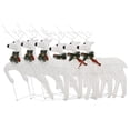 thumbnail image 2 of vidaXL Christmas Reindeers 6 pcs White 120 LEDs, 2 of 5