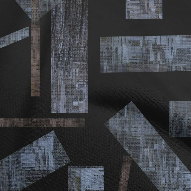 oneOone Cotton Cambric Coin Gray Fabric Abstracts Craft Projects Decor Fabric Printed By The Yard 56 Inch Wide