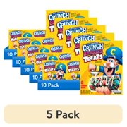 (5 pack) Cap'n Crunch's Treat with Rice Crisps Cereal Bars, 0.8 oz, 8 Count