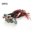 thumbnail image 3 of 10X 12V 8mm LED Indicator Light Car Boat Dash Dashboard Panel Warn Pilot Lamp, 3 of 11