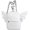 White, variant on Women Fashion Mini Backpack Purse | Detachable Bat Angel Wing Bag