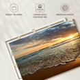 thumbnail image 6 of Elephant Stock Calm Ocean Sunset Wall Art - Horizontal Canvas Wall Art - Living Room Wall Decor - Beach Canvas - Gray And Brown Decor - 24" x 16", 6 of 8