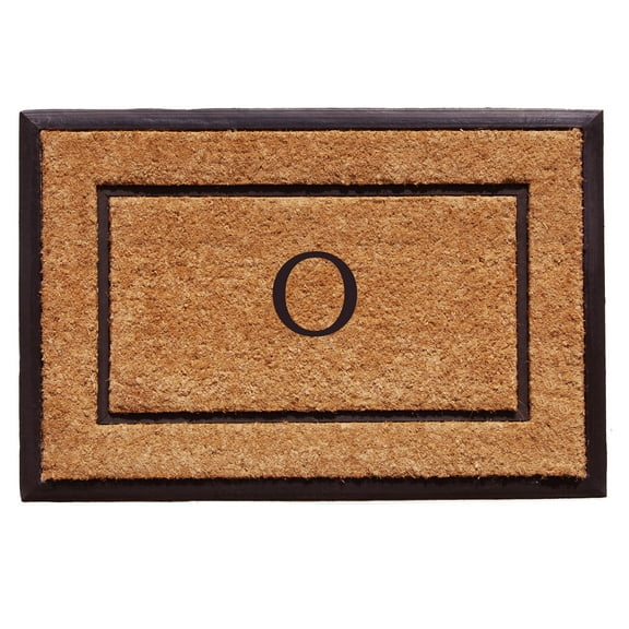 The General Monogram Doormat, 18" x 30", Letter O
