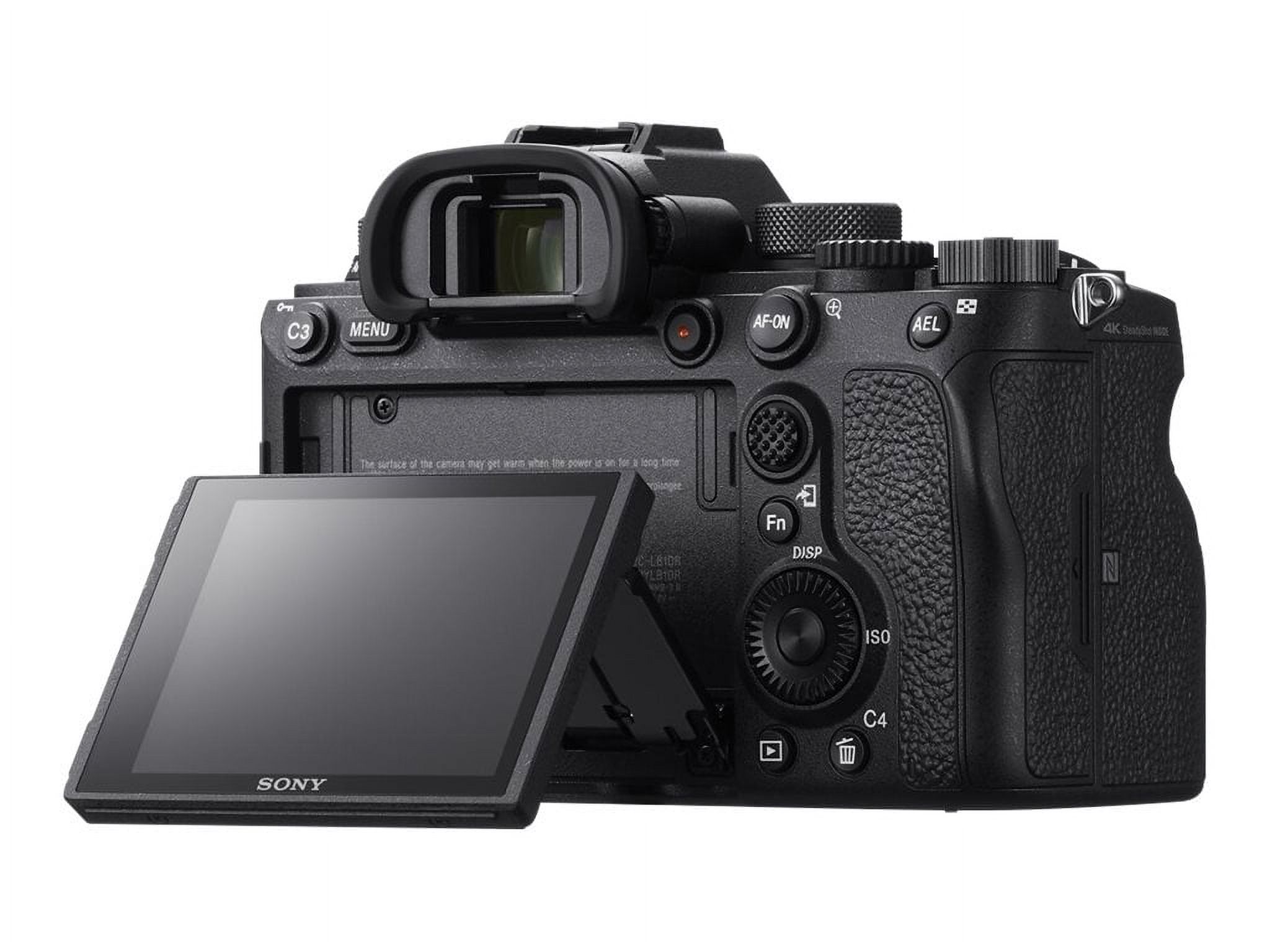 Sony a9 II ILCE-9M2 - Digital camera - mirrorless - 24.2 MP - Full Frame - 4K / 30 fps - body only - NFC, Wi-Fi, Bluetooth - black - image 3 of 14