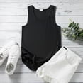 thumbnail image 7 of Aihuaihua Women's Sleeveless O-Neck Solid Color Casual Tunic Blouse Loose Fit Summer Top, 7 of 7