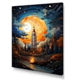 thumbnail image 2 of Designart "Impressionistic Space Journey II" Rocketship Canvas Prints, 2 of 7